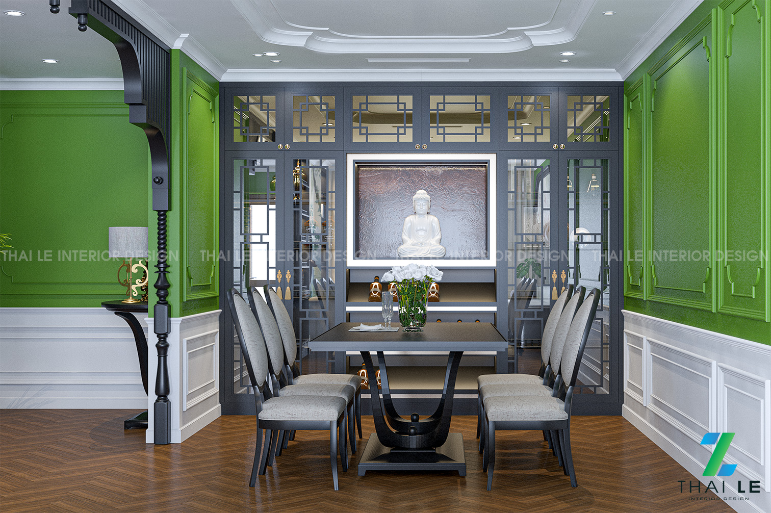 Thiết kế nội thất căn hộ The Horizon Q.7 - 123m2